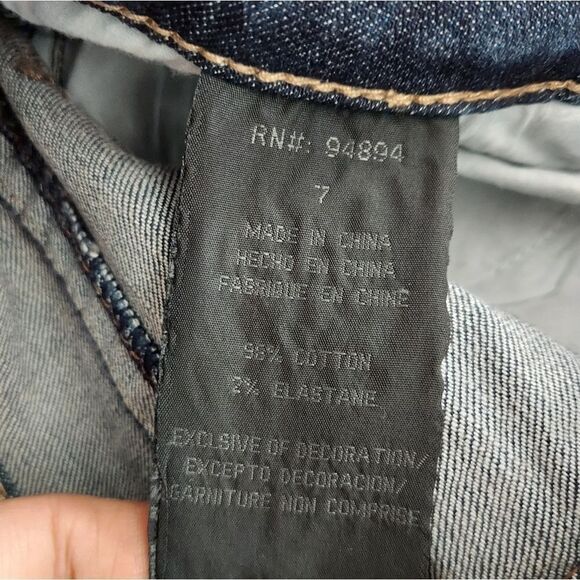 Janie Bootcut Flare Jeans Embellished Back Pockets Size 7 NWT - Picture 5 of 9